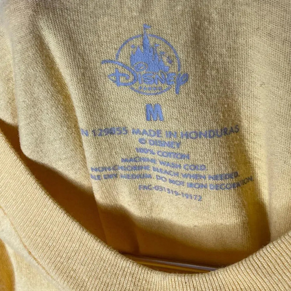 Disneyland Yellow Retro T-shirt Medium - Picture 2 of 3